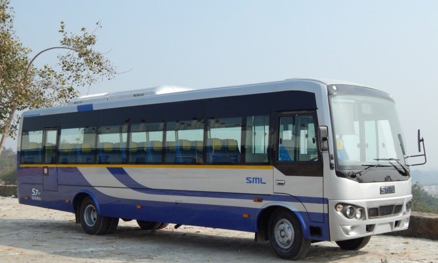 SML Isuzu Bus with OEM Fitted JTAC Bus Air Conditioning Unit