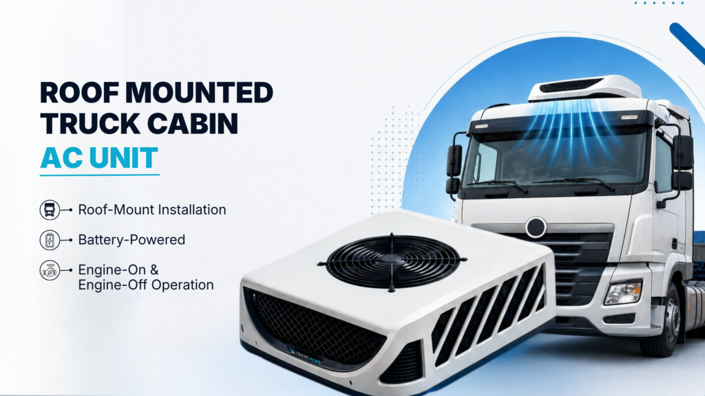 Trans ACNR Roof Mounted Truck Cabin Air Conditioning Unit