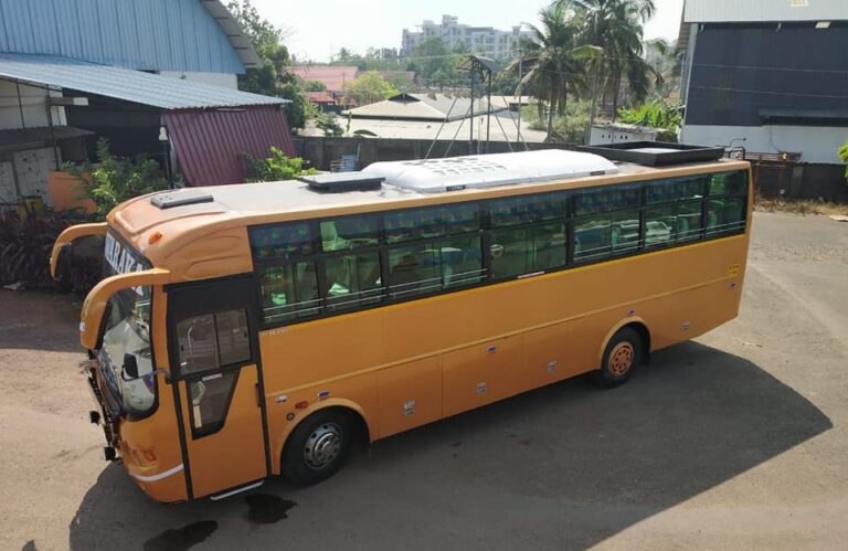 Bus fitted with JTAC Bus AC Unit 5