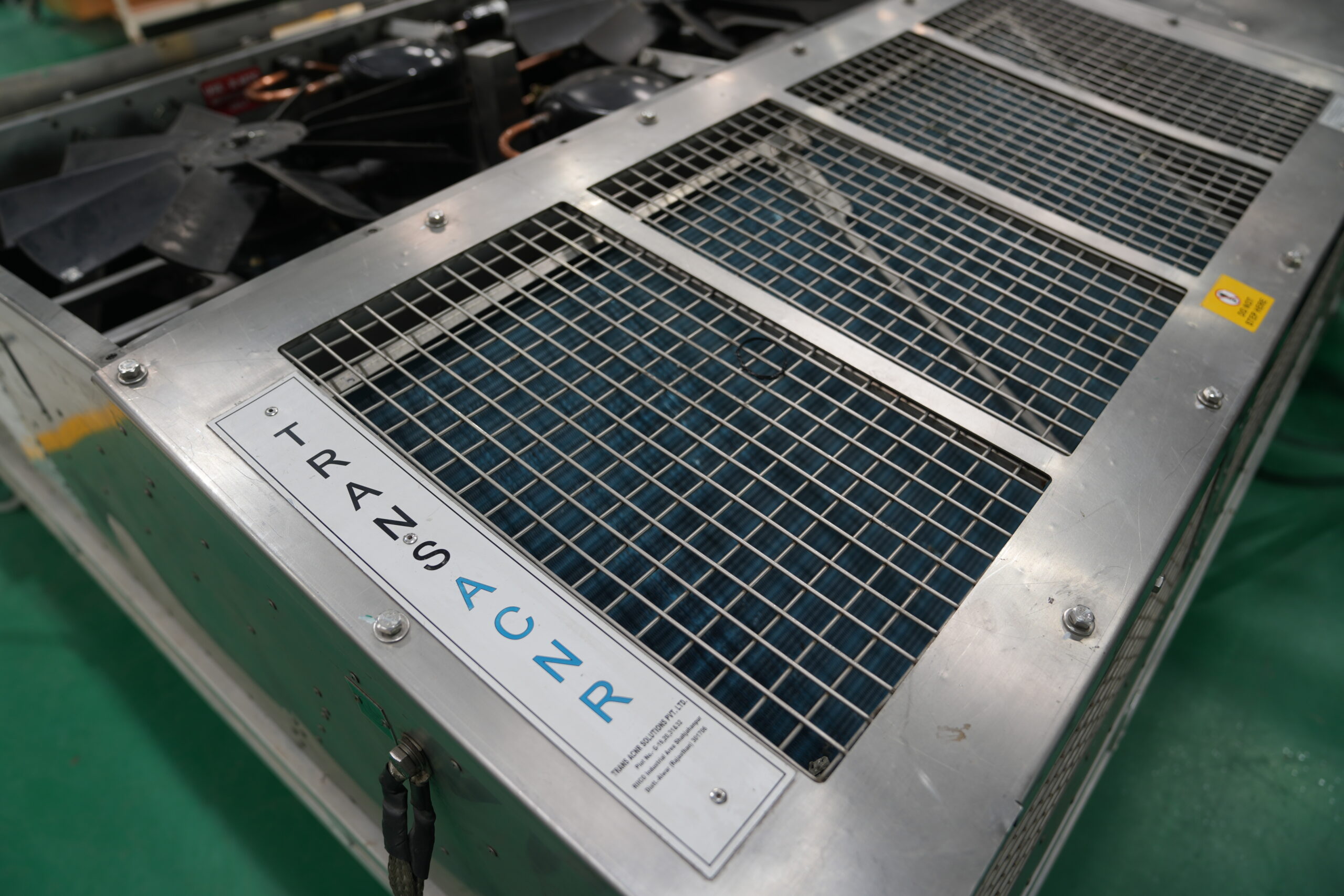 Trans ACNR RMPU (Roof Mounted Packaged AC Unit) for LBH Coaches of India Railways